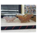 Carnival Glass and Opalescent Bowls