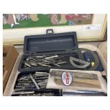Assortment of Taps, Drills, and Inspection Tools