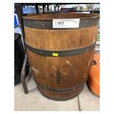 Wood & Metal Banded Keg