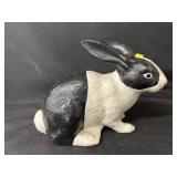 Cast Metal Seated Rabbit