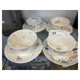 (4) Antique Chinaware Cups & Saucers