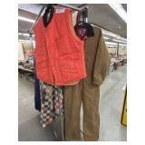 Hunting Vest & Large Coveralls