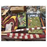 Assortment of Board Games with Flags