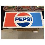 Pressed Steel Pepsi Cola Sign