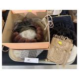 Vtg. Ladies Purses & Hat