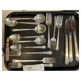 15 Pcs of Sterling Silver Flatware
