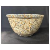 Stoneware Sponge Decorated Mixing Bowl