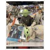 Assortment of Star Wars and Star Trek Toys