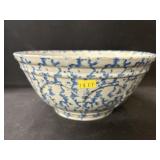 Stoneware Sponge Decorated Bowl