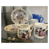 Shirley Temple Pitcher & Child's Chinaware
