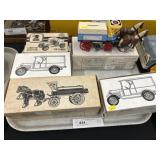 5 Die Cast Vehicle Banks