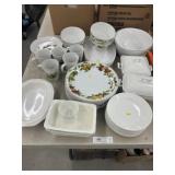Ironstone and Assorted Dinnerware