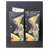 (4) Vtg. Space Commander Walkie Talkies