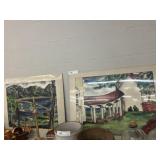 (2) Margaret Lewis Watercolors