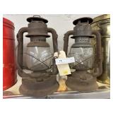 (2) Dietz Hurricane Lanterns