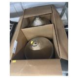 Grouping of Glass Lamp Shades