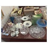 Dinner Ware, Pattern Glass, and Stemware