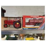 Ertl Farmall H Toy Tractor & Case Barge Wagon