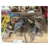 Grouping of Unsigned Carved Wood Birds