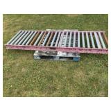 30'W x 8'L Metal Conveyor Roller