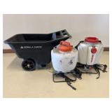 Gorilla Poly Garden Cart & Backpack Sprayers
