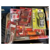 Stud Finder, Hole Saw & Assorted Milwaukee Tools