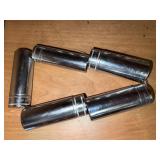 (5) Snap-On 1/2' Drive Metric Sockets