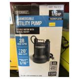 1/6 HP Utility Pump