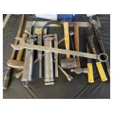 Grease Guns Hammers & Assorted Hand Tools