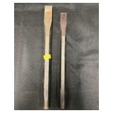 (2) Snap-On Chisels