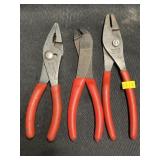 (3) Snap-On Pliers