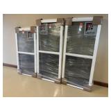 (3) Vinyl Replacement Windows