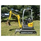 2016 Wacker Neuson EZ17 Mini Excavator