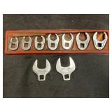 (9) 3/8' Drive Crows Foot Sockets