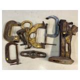 Heavy Duty Railroad Jack, C-Clamps, Etc.