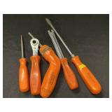 (5) Snap-On Screwdrivers