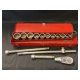 16pc Snap-On 3/4' Drive Socket Set