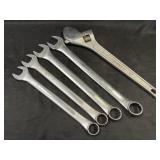 3pc SK Wrench Set & Williams Adjustable Wrench