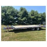 1999 Interstate 20DT 24' Flat Bed Trailer