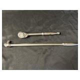 Snap-On 1/2' Drive Ratchet & Breaker Bar