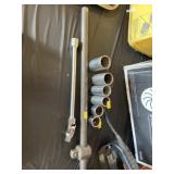 Assorted Craftsman & Imported Sockets w/ Bar