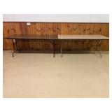 (2) 3' x 6' Folding Tables