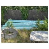 Approx. (25) Blue PVC 6" Pipe