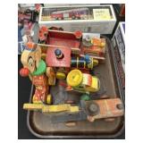 Vintage Fisher-Price Wooden Pull Toys