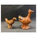 Breininger Pottery Figurine with Whistle