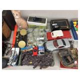 Scale, Toy Vehicles, Storage Box & Tumblers