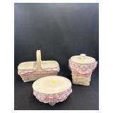 3 Small Longaberger Baskets