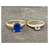 2 - 14K Gold Rings