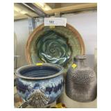 3 Pieces Contemporary Pottery