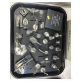 Miniature Pewter Hood Ornaments